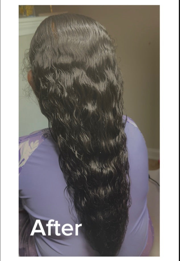 Ayurvedic herb hair growth oil 4oz & leave-in conditioner 8oz combo