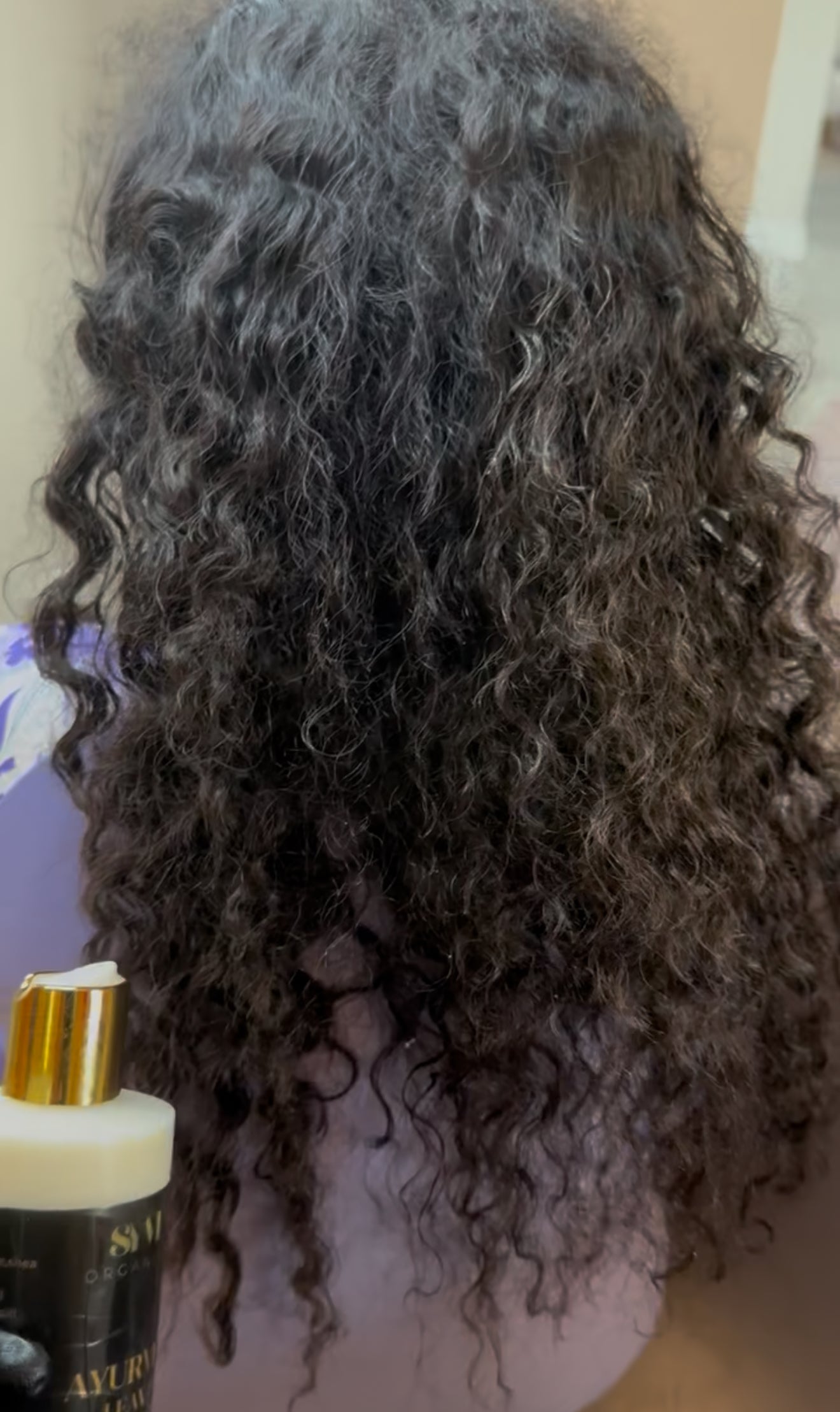 Ayurvedic herb hair growth oil 4oz & leave-in conditioner 8oz combo